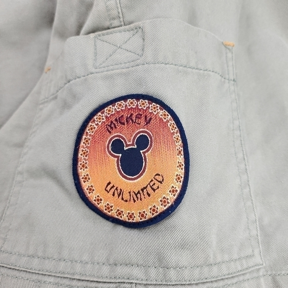 Mickey Unltd Girls Tan Multi Pocket Overall Sz XL - Picture 9 of 11